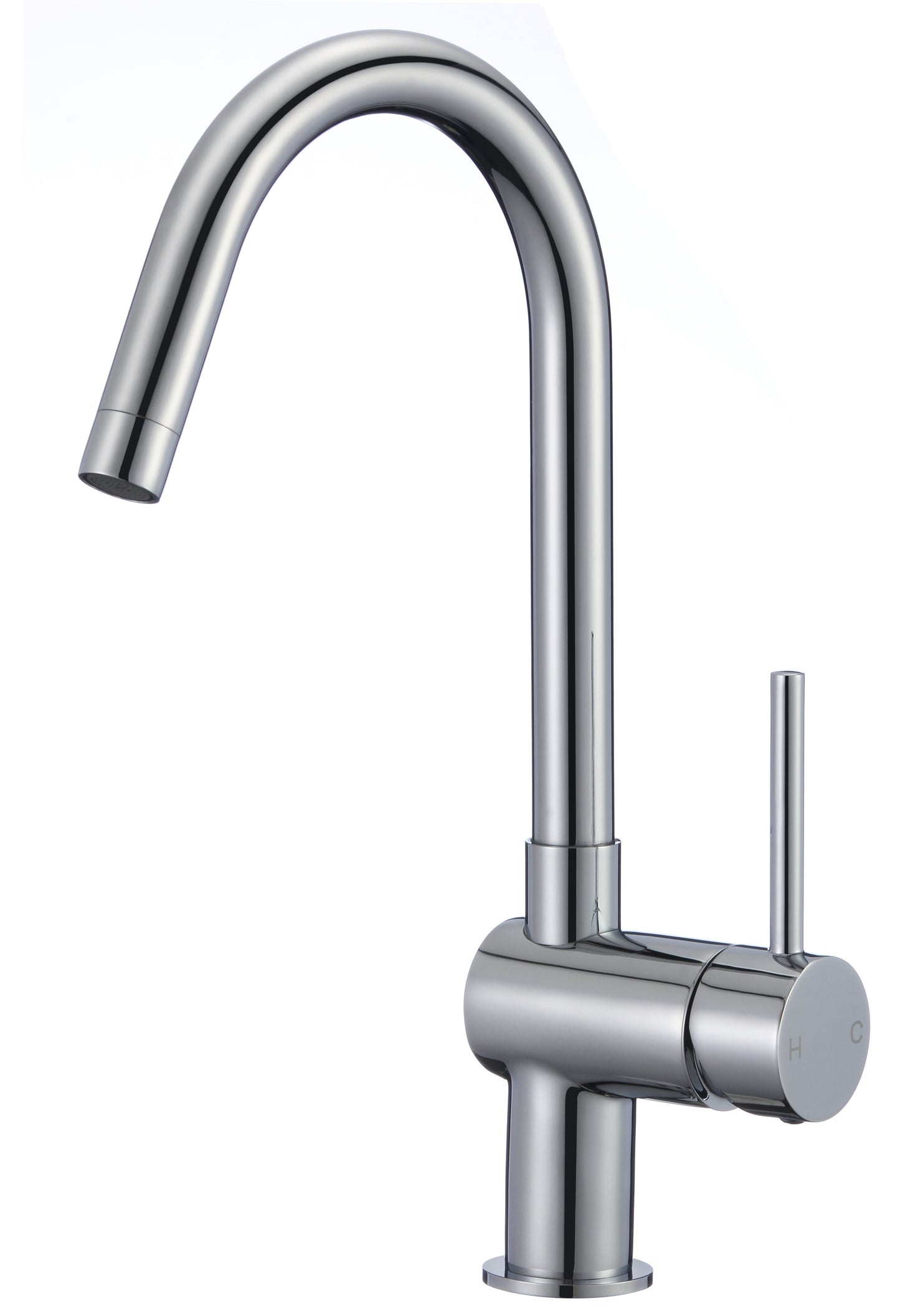 Single handle kitchen faucet in Polished Chrome - Mary Anne's Kitchen and Bath