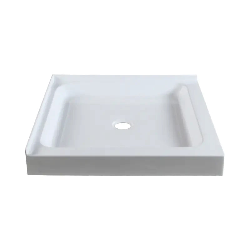 Acrylic Shower Pan, Double Threshold (Corner Installation)-36 x 66 - Mary Anne's Kitchen and Bath