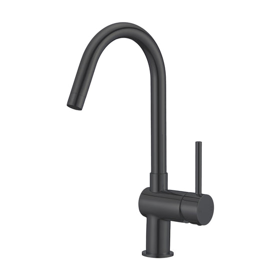 Single handle kitchen faucet in Matte Black - Mary Anne's Kitchen and Bath