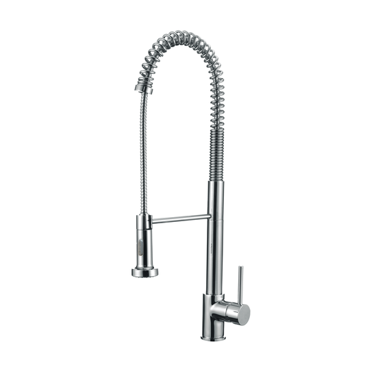 Spring Pull Out Faucet - Polished Chrome - Mary Anne's Kitchen and Bath